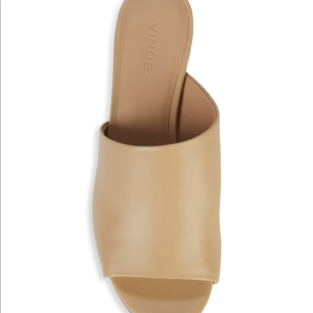 VINCE slip-on‎ leather mules - Picture 4 of 10
